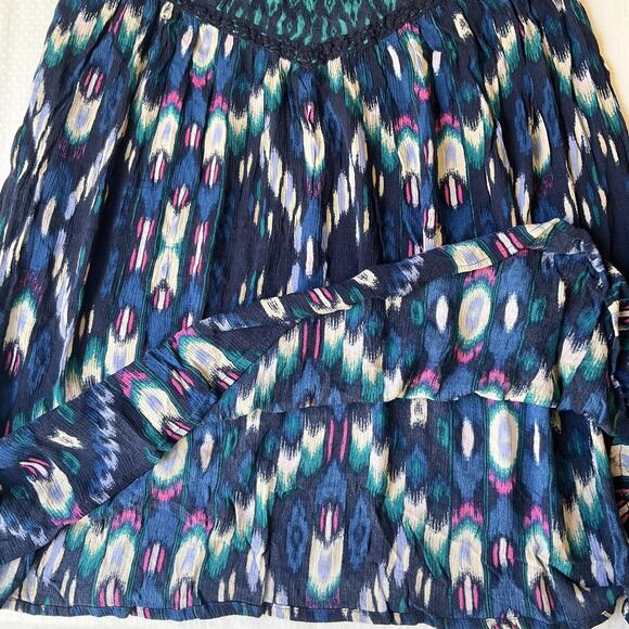 Xhilaration Women Dress M Blue Geometric Sundress Sleeveless - Picture 6 of 7